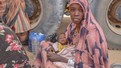 لاجئة سودانية في تشاد