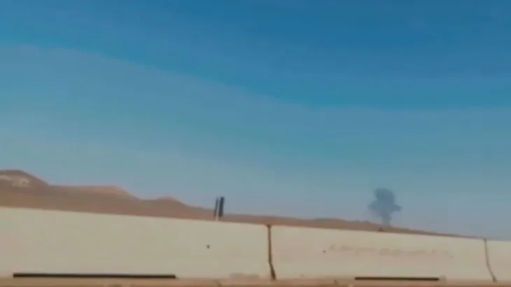 صورة من محيط منشأة فوردو النووية بعد الهجوم الأمريكي