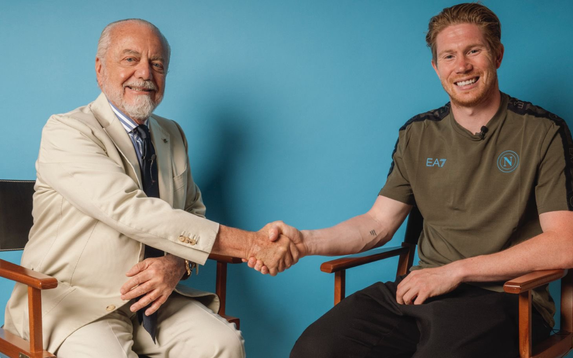 نادي نابولي يعلن تعاقده مع البلجيكي كيفن دي بروين