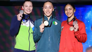 كيليا نمور تحقق إنجازا جديدا في كأس التحدي العالمي للجمباز