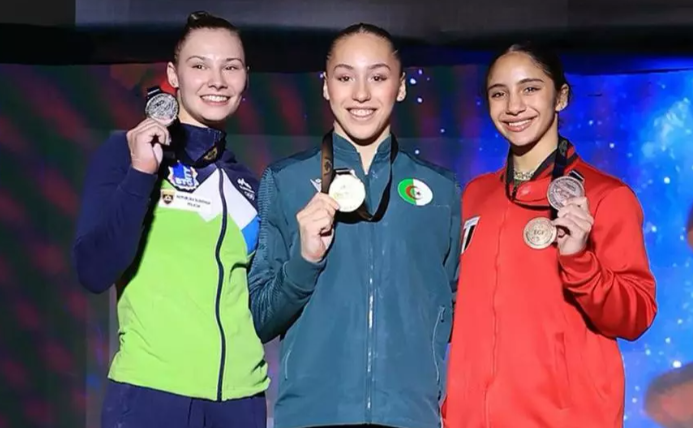 كيليا نمور تحقق إنجازا جديدا في كأس التحدي العالمي للجمباز