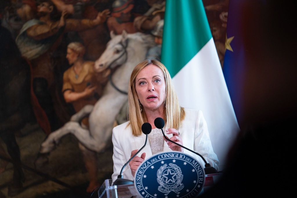 Relations Algeria Italy Meloni