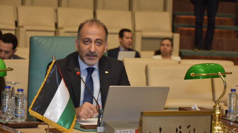 السفير مهند العكلوك، المندوب الدائم لدولة فلسطين لدى جامعة الدول العربية
