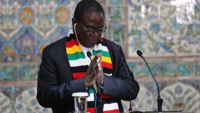 رئيس جمهورية زيمبابوي إمرسون منانغاغوا