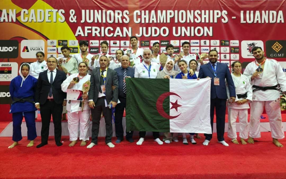 منتخب الجزائر يحرز المرتبة الثانية في بطولة إفريقيا للجودو أشبال