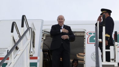 الرئيس تبون غادر العاصمة الايطالية روما عائدا إلى الجزائر