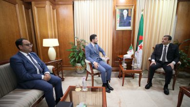 وزير الدولة وزير الطاقة الجزائري يستقبل الرئيس المدير العام لشركة مداد للطاقة – شمال إفريقيا، الشيخ عبد الإله بن محمد بن عبد الله العيبان