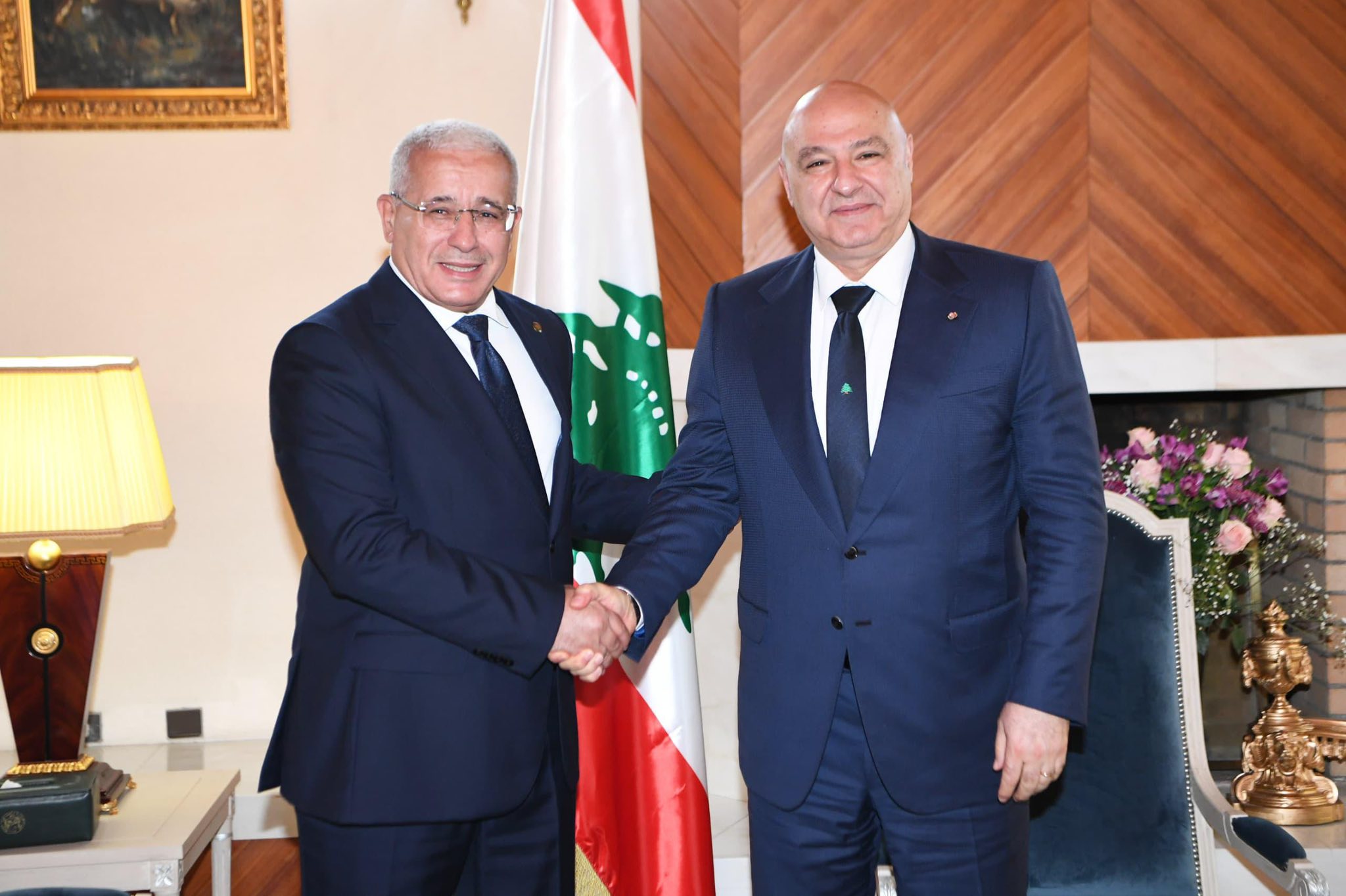 جوزيف عون يستقبل ابراهيم بوغالي