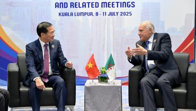 الجزائر وفيتنام تبحثان سبل تعزيز الشراكة الاقتصادية وتوسيع التعاون الثنائي