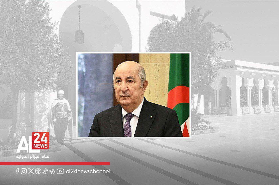 الرئيس الجزائري عبد المجيد تبون