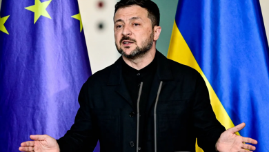 الرئيس الأوكراني فولوديمير زيلينسكي