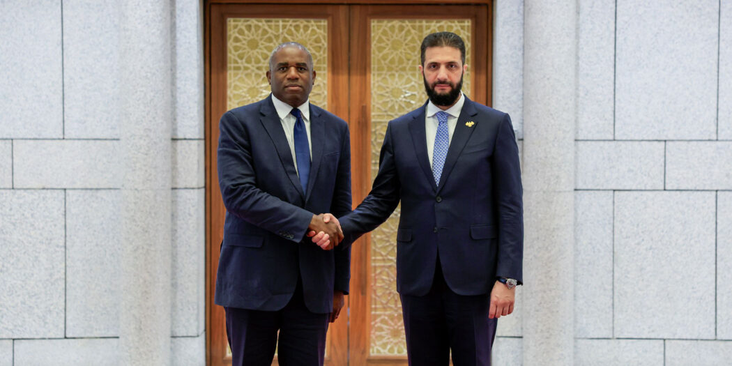 أحمد الشرع وديفيد لايمي