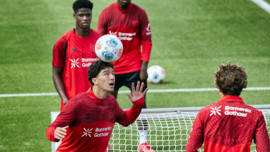 الإصابة تغيّب إبراهيم مازا عن تدريبات باير ليفركوزن