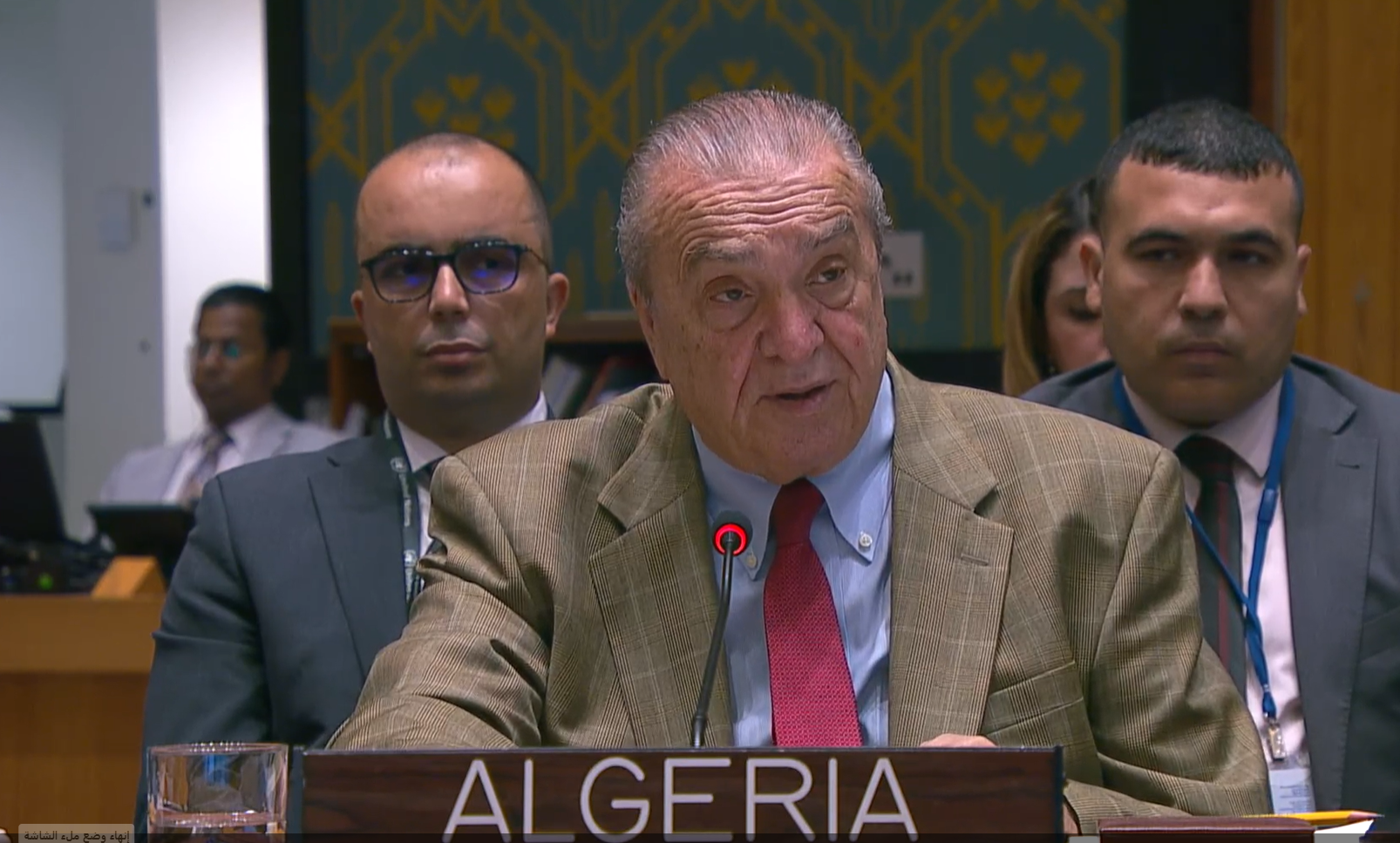 ممثل الجزائر الدائم لدى الأمم المتحدة عمار بن جامع