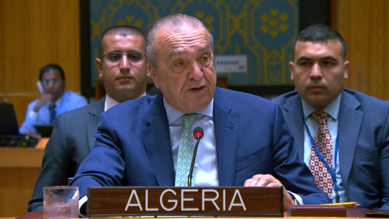 ممثل الجزائر الدائم لدى الأمم المتحدة عمار بن جامع