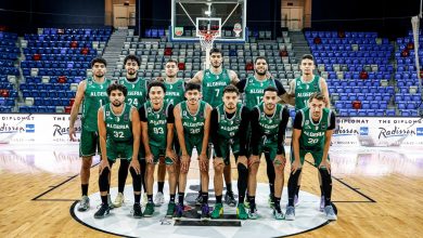 منتخب الجزائر لكرة السلة يفوز على البحرين ويتوج بطلا للعرب