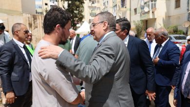 ابراهيم مراد يعزي عائلات ضحايا حادث حافلة الحراش