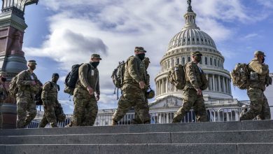 عناصر من الحرس الوطني في واشنطن