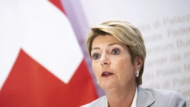 رئيسة سويسرا كارين كيلر-سوتر