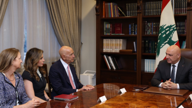 جوزيف عون وتوماس براك