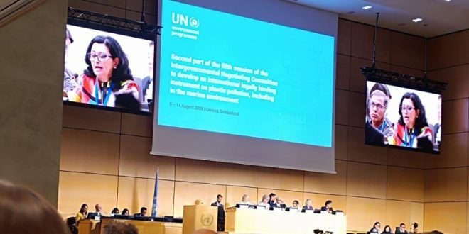 مفاوضات بشأن صياغة معاهدة دولية لمكافحة التلوث البلاستيكي