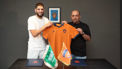 الفيحاء يعلن تعاقده مع الجزائري ياسين بن زية حتى 2026