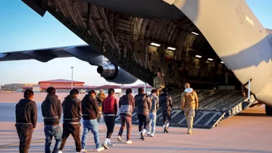 ترحيل مهاجرين من الولايات المتحدة- أرشيفية-