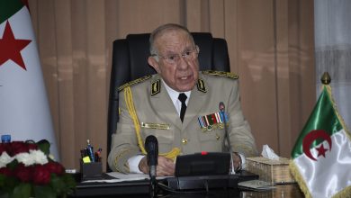 الوزير المنتدب لدى وزير الدفاع الوطني، رئيس أركان الجيش الجزائري، الفريق أول، السعيد شنڨريحة