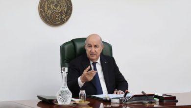 الرئيس الجزائري عبد المجيد تبون