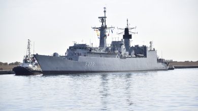 رسو فرقاطة للناتو بميناء الجزائر تمهيدا لتنفيذ تمرين "PASSEX"