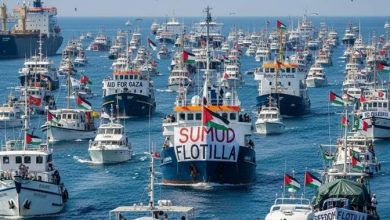 أسطول الصمود يواصل الإبحار نحو غزة