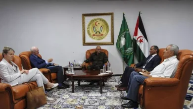 إبراهيم غالي يستقبل المبعوث الأممي إلى الصحراء الغربية ستافان دي ميستورا