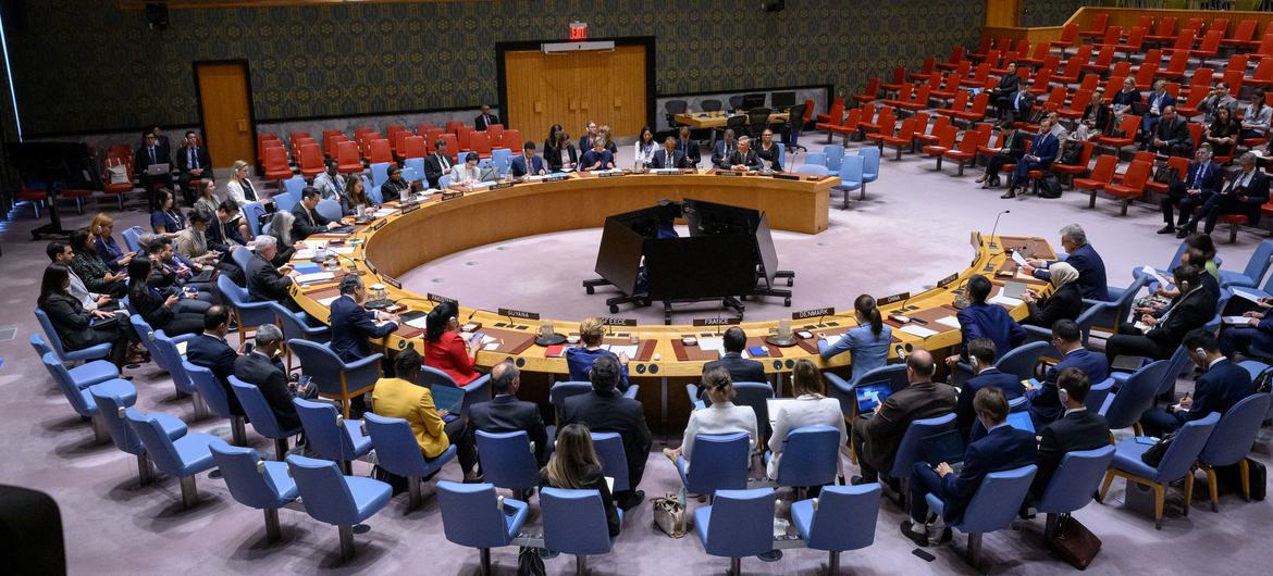 اجتماع مجلس الأمن الدولي