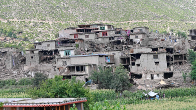 منازل متضررة من الزلزال (أ.ف.ب)