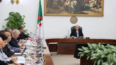 اجتماع مجلس الوزراء الجزائري