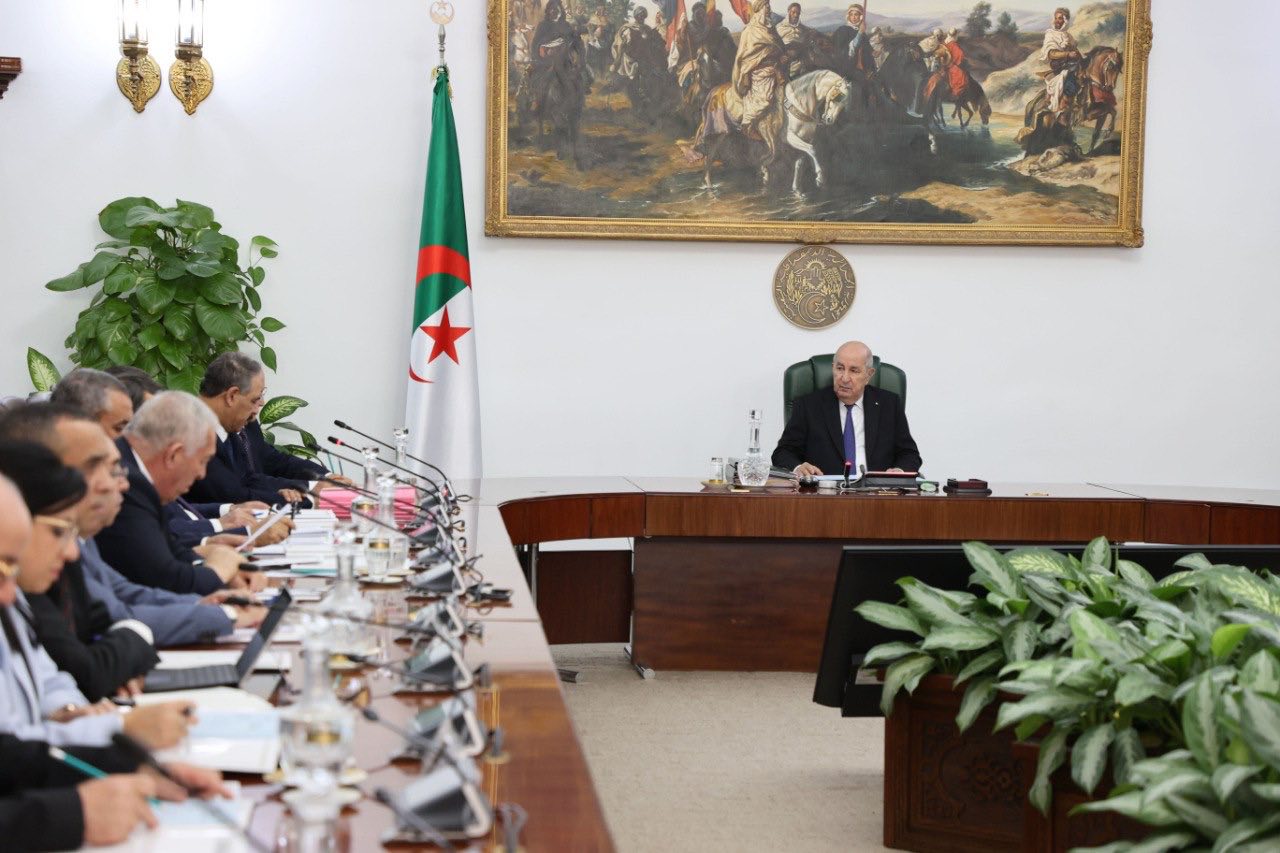 اجتماع مجلس الوزراء الجزائري