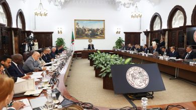 مجلس الوزاء الجزائري