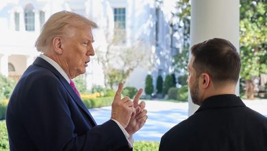 دونالد ترامب وفولوديمير زيلينسكي