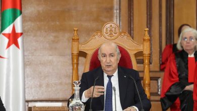 الرئيس الجزائري، رئيس المجلس الأعلى للقضاء، عبد المجيد تبون