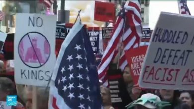 مظاهرات حاشدة ضد سياسات ترامب