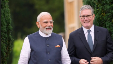 كير ستارمر وناريندرا مودي