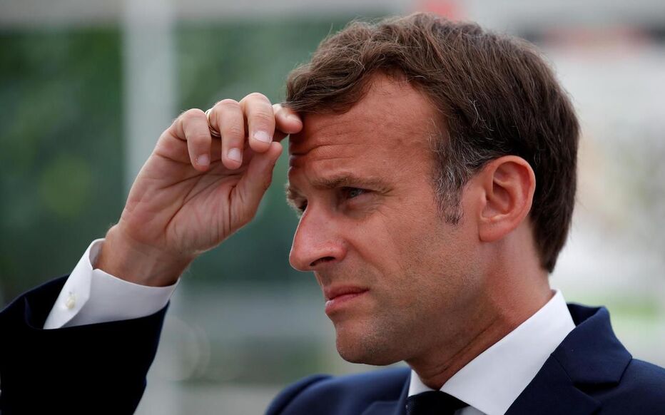 الرئيس الفرنسي إيمانويل ماكرون