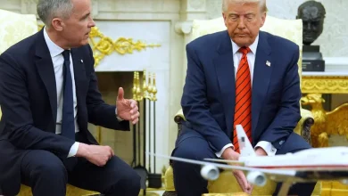 دونالد ترامب ومارك كارني