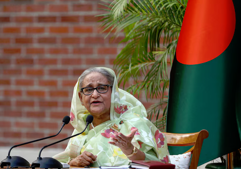 الشيخة حسينة رئيسة وزراء بنغلاديش السابقة