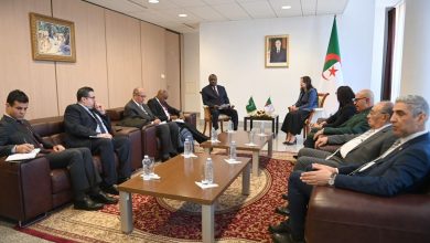 سلمة بختة منصوري تستقبل رئيس البرلمان الإفريقي