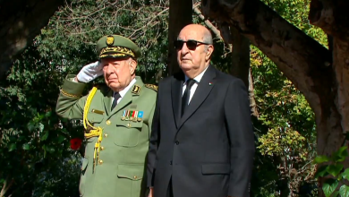 الرئيس الجزائري عبد المجيد تبون يشرف على حفل إحياء الذكرى الـ71 لاندلاع الثورة التحريرية