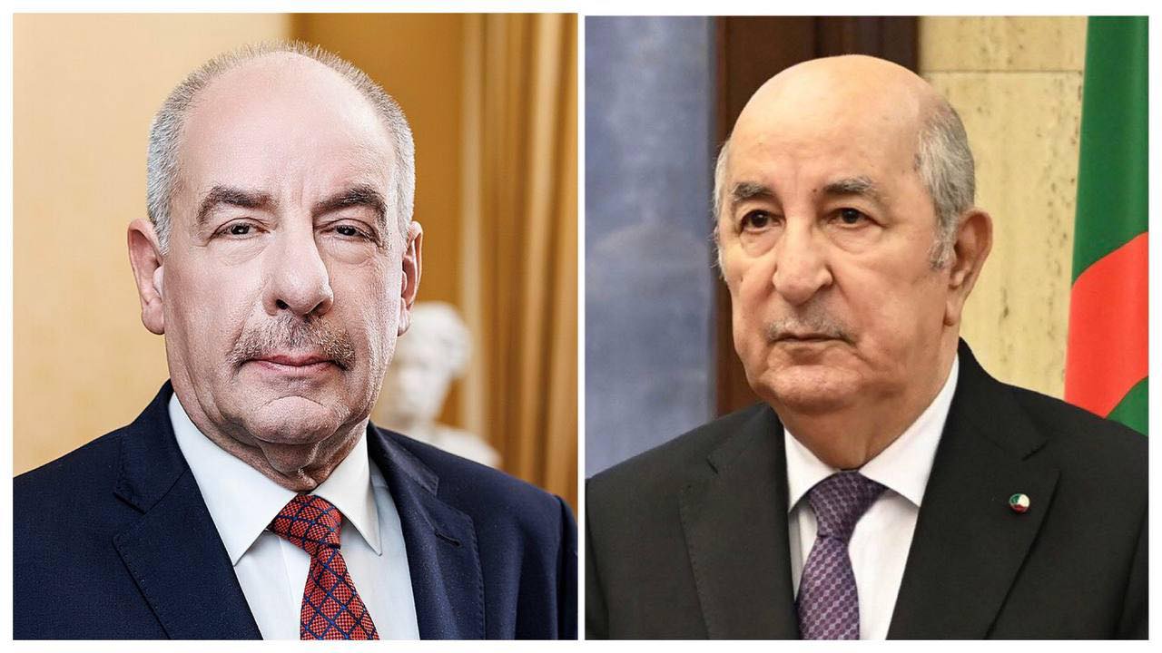 الرئيس الجزائري يتلقى تهنئة من نظيره المجري