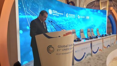 محمد عرقاب خلال جلسة دولية حول الهيدروجين النظيف