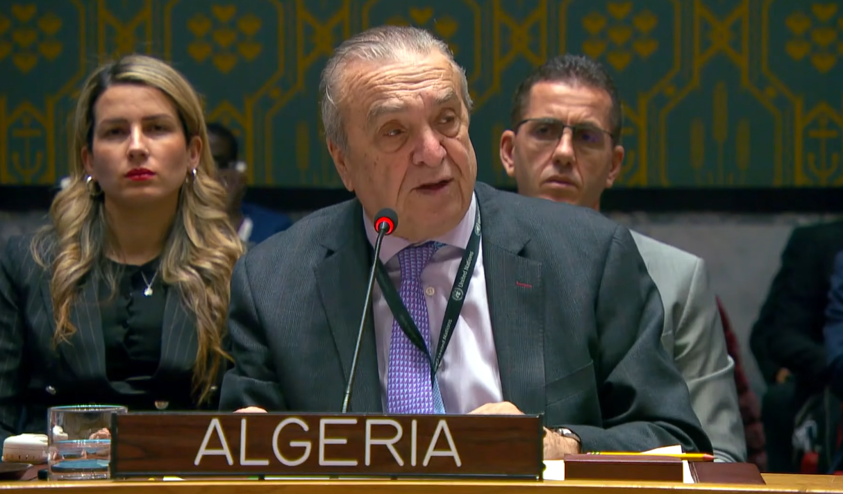 ممثل الجزائر الدائم لدى الأمم المتحدة، عمار بن جامع