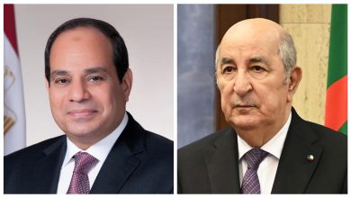 الرئيس الجزائري يتلقى تهاني نظيره المصري بمناسبة الاحتفال بذكرى عيد الثورة